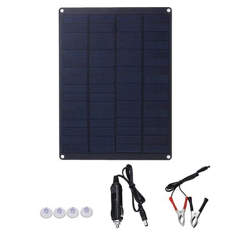 Panel Solar Usb De W Placa De Carga Solar Port Grandado