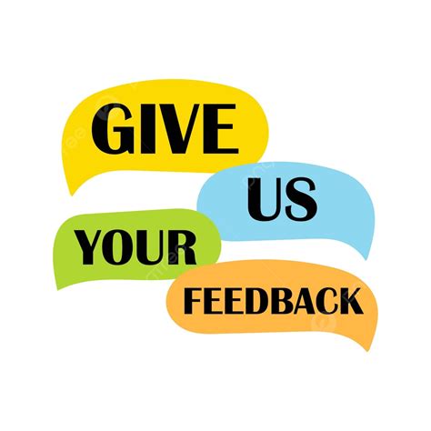 Share Your Thoughts Participate In Our Customer Feedback Survey Vector