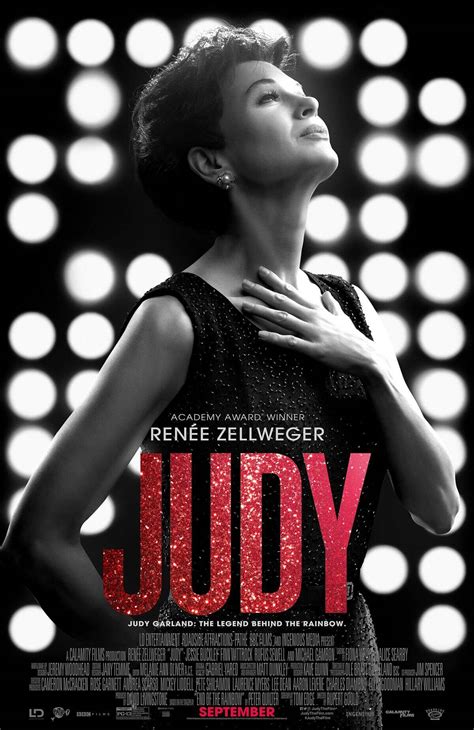 'Judy' Starring Renee Zellweger Debuts the Official Trailer and New Poster