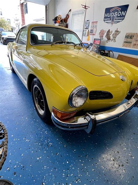 Volkswagen Karmann Ghia Coupe Yellow For Sale