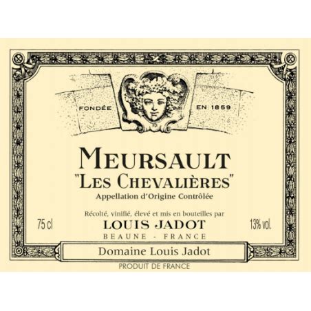 Meursault Les Chevali Res Louis Jadot At The Best Price