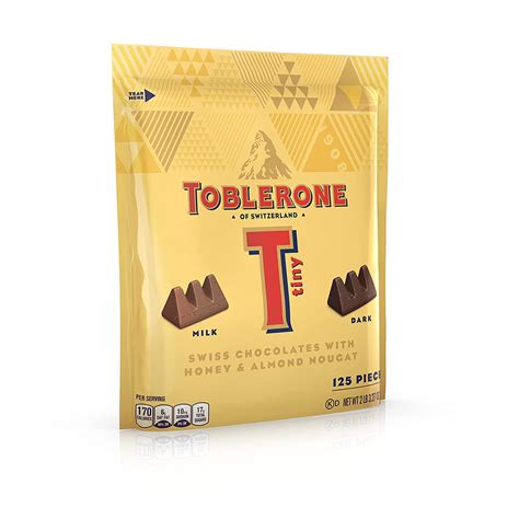 Toblerone Peque As Barras De Caramelo De Chocolate Suizo Con Turr N De