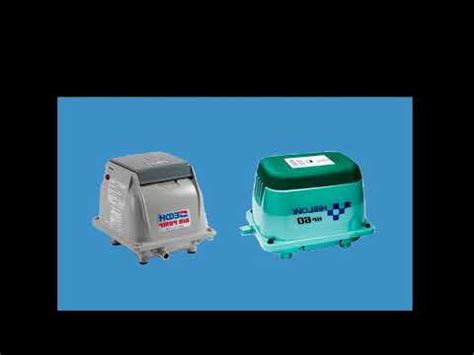 Secoh VS Hiblow Компрессоры для локальных очистных сооружений - YouTube