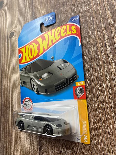 Hot Wheels Nib Grey Bugatti Eb Ss Hot Wheels Hw Turbo Etsy