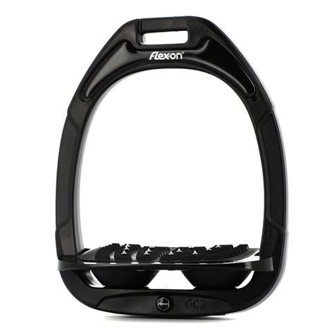 Flex On Green Composite Ultra Grip Stirrups Blackblackblack