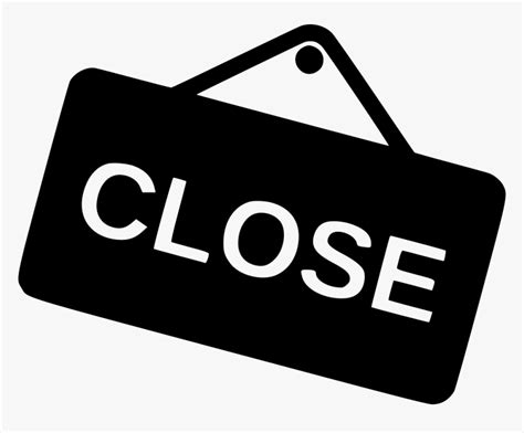 close label sign hd png  kindpng