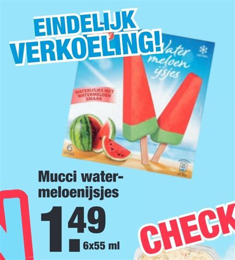 Mucci Water Meloenijsjes Aanbieding Bij ALDI