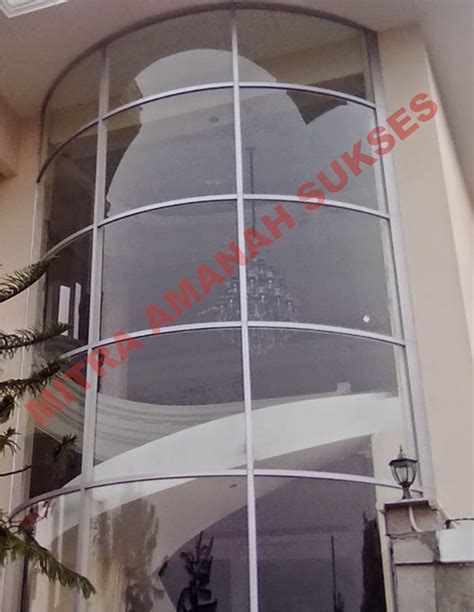 Kaca Tempered Alumunium Dan Aluminium Composite Panel Kaca Bending