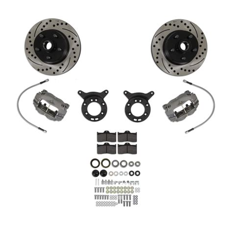 64 69 Wilwood Disc Brake Conversion With Drilled And Slotted Rotors