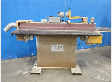 Used Ritter Horizontal Edge Belt Sander Hgr Industrial Surplus