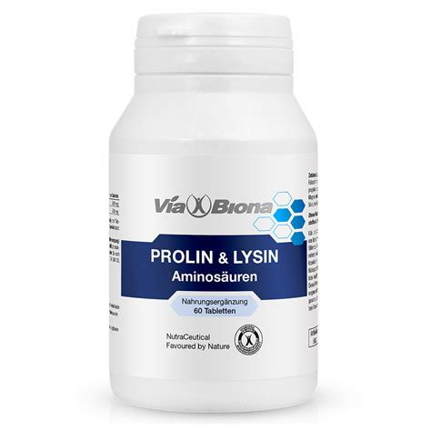 Prolin-Lysin-Tabletten für Haut und Bindegewebe I Viabiona