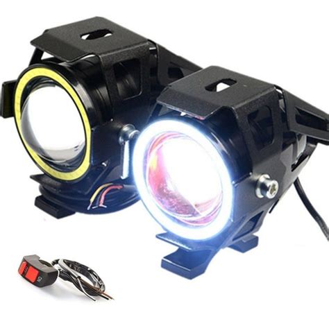 Farol Milha Led Cb X Versys U Angel Eyes Mini W