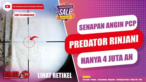 SENAPAN ANGIN TERBAIK 2023 BOCAP PREDATOR RINJANI 500 Cc Spesial Promo