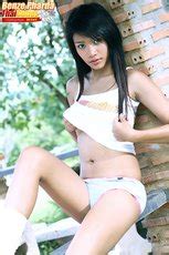 Benze Pharda Shows Her Tits And Hairy Asian Pussy Photos