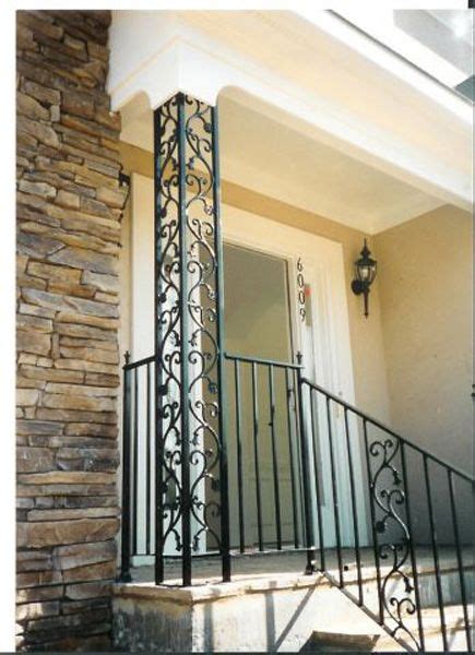 Watson Steel And Iron Works Porch Columns And Coverings Wrought Iron Porch Railings Porch