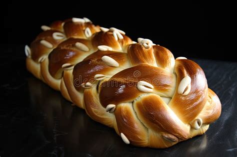 Braid Of Sweet Bread With Swirls And Twists For A Touch Of Whimsy