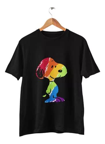 Playera Pride Snoopy Lgbt Orgullo Gay Bandera Arcoiris Meses Sin