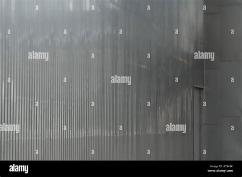 Architectural Detail Metal Wall Stock Photo Alamy
