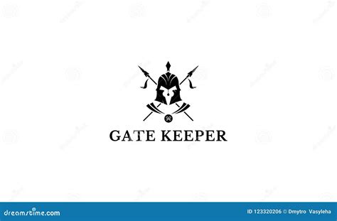 Gate Keeper Vector Logo Image Stock Vector Illustration Of Vector