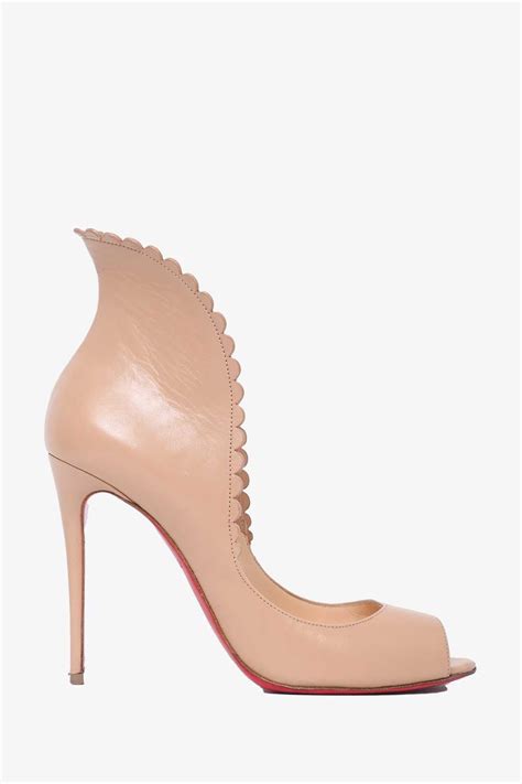 Christian Louboutin Nude Scalloped Detail Pijonina Gem