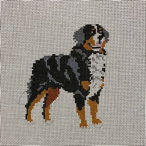 bernese mountain dog needlepoint   bay