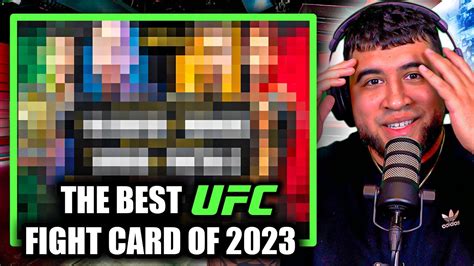 The Craziest Ufc Fight Card This Year Youtube