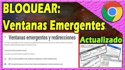 Como Bloquear Ventanas Emergentes En Google Chrome Pop Up Hazlo Ya