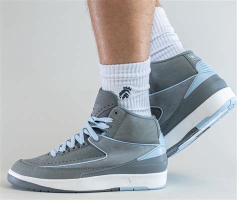 On Feet Photos Of The Air Jordan 2 Cool Grey” The Elite