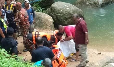 Remaja Lemas Di Air Terjun Ketika Mandi Bersama Rakan Rakan