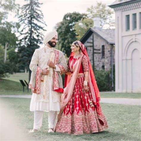 Red Lehenga Matching Sherwani Dresses Images 2024