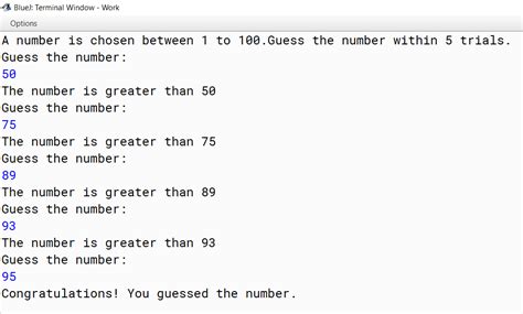 Number Guessing Game In Java My Project Ideas