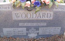 Sarah Elizebeth Woodard Memorial Find A Grave