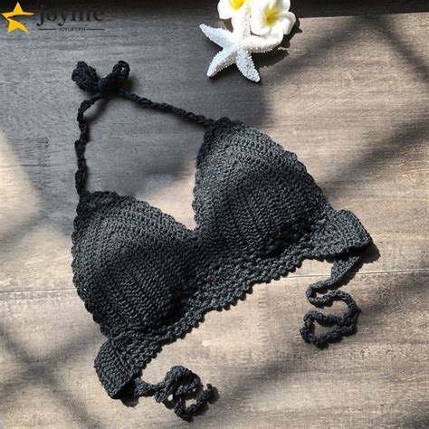 Women S Sexy Hand Woven Corset Lace Beach Bikini All In One Underwear Bra Shopee Philippines