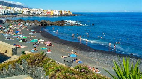 Playa Grande In Puerto De La Cruz Closed Due To Runoff From The Rains