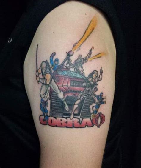 1 Of My 2 Tattoos Gi Joe Artist Robert Atkins Provided His Artwork For