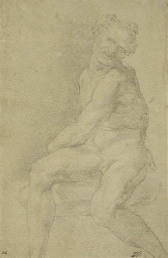 Seated Male Nude Free Public Domain Image Look And Learn