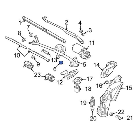 Audi Oe E A Front Left Windshield Wiper Linkage Bushing