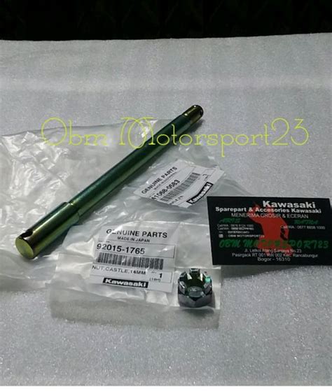 Jual Mur Dan As Roda Depan Ori Kawasaki Ninja R RR Di Lapak Obm