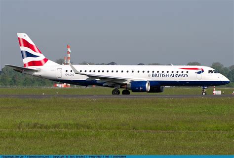 Picture British Airways CityFlyer Embraer ERJ 190 100SR G LCAG