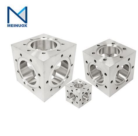 High Vacuum Cf Flange Multi Way Cross Cube Zhejiang Meinuox