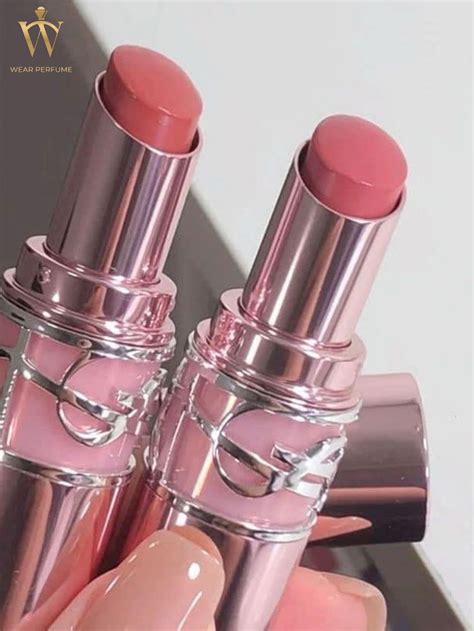 Son YSL Loveshine Candy Glow B Nude Pleasure Màu Cam Nude wearperfume