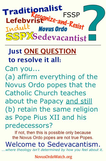 Novus Ordo Watch On Twitter Stalbertgreat1 Here Are Two Memes To Help You Decide T