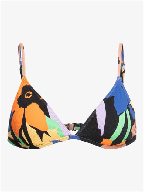 Color Jam Triangle Bikini Top For Women Roxy