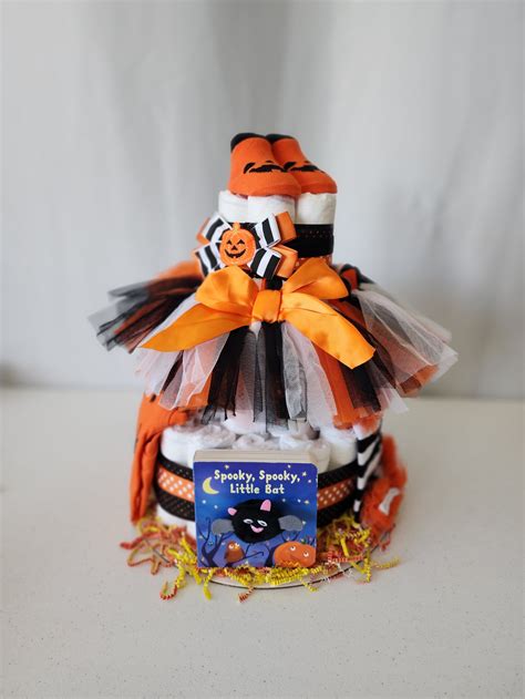 Little Pumpkin Diaper Cake