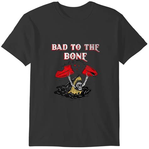 Bad To The Bone Skeleton T Shirts Sold By Amanda Mocci Sku 3082072 Printerval Australia