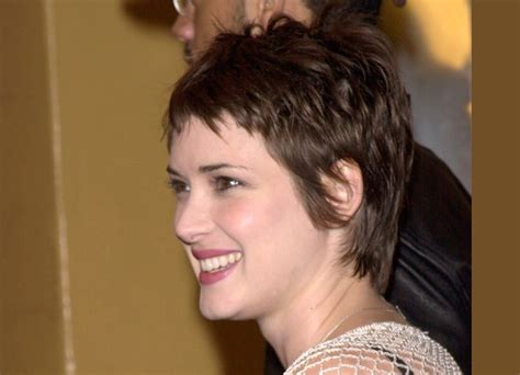 Winona Ryder Sweet Pixie Cut For A Heart Shaped Face