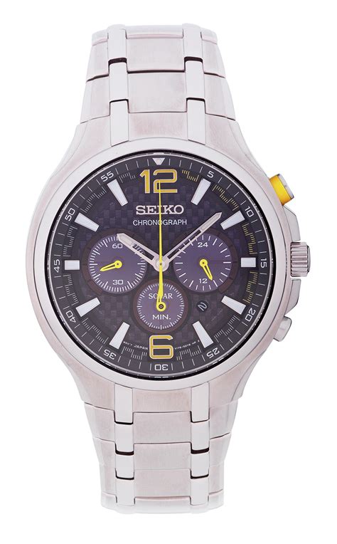 Seiko Men's Solar Chronograph Watch (6084161) | Argos Price Tracker ...