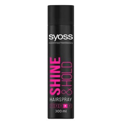 Syoss Shine Hold lak na vlasy 300 ml Holící strojky žiletky