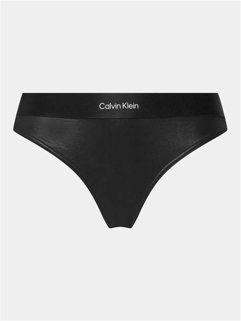 Calvin Klein Swimwear Dół od bikini KW KW Czarny Modivo pl