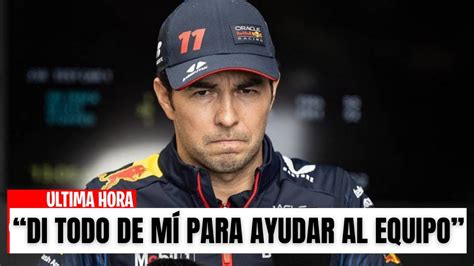 Imposible De Creer Red Bull Admiti Su Fracaso Con Checo P Rez Youtube